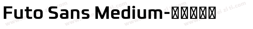 Futo Sans Medium字体转换